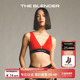 The 3件4折 Blender深V可拆卸胸垫美背性感三角杯内衣女