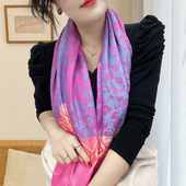 洋气薄款 时尚 外搭新款 云南丽江民族风棉围巾旗袍披肩两用女秋冬季