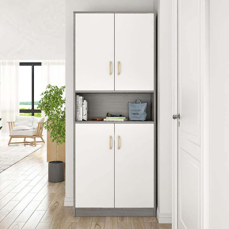 鞋柜窄高立式宽40简约现代转角储物柜60公分门外走廊过道收纳柜