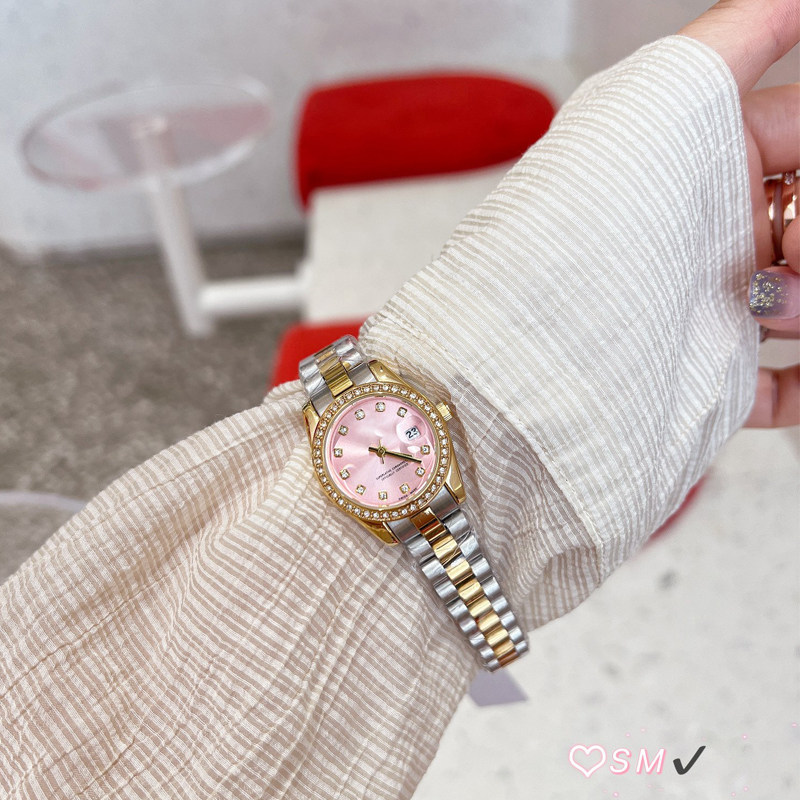 正品劳力土日志手表女款瑞士十大名牌女士小众轻奢高级感奢华女表