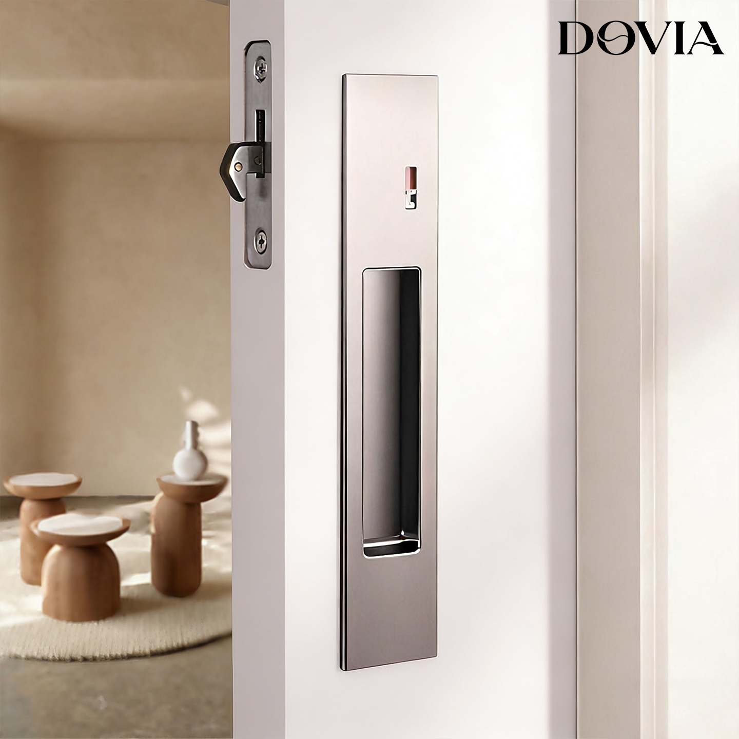 新款木移门锁五色可选