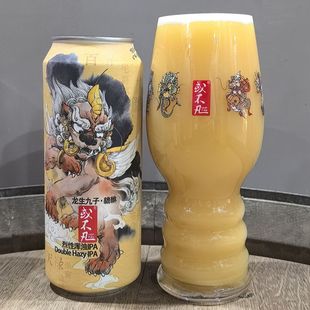 中国潮精酿或不凡龙生九子貔貅烈性浑浊IPA睚眦嘲风精酿啤酒500ml