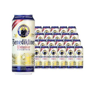 百帝王白啤酒500ml进口
