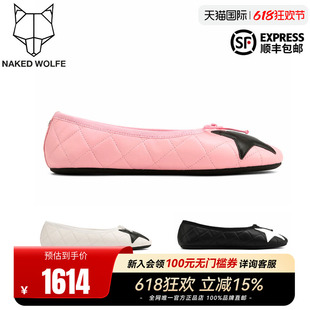 Naked Wolfe英国潮牌/Bedford休闲浅口女鞋2026平底鞋百搭款圆头