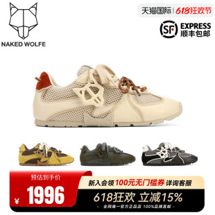 Naked Wolfe英国潮牌/Adored休闲鞋女2026春季复古圆头德训鞋系带