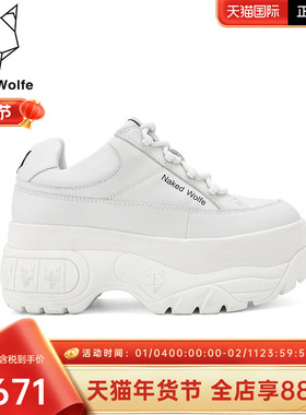 Naked Wolfe英国潮牌/SPORTY英国潮牌厚底老爹鞋明星私藏款增高