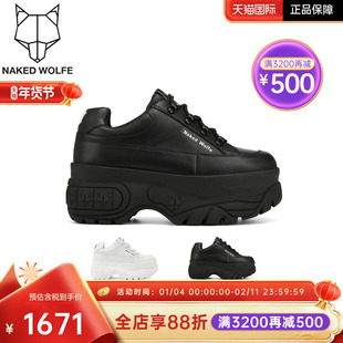 Naked Wolfe英国潮牌/SPORTY英国潮牌厚底老爹鞋明星私藏款增高