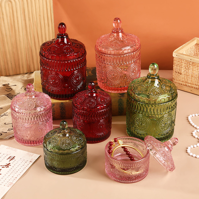 玻璃储物罐家居装饰罐棉签罐首饰