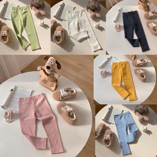 贴身保暖裤 男女童百搭打底裤 弹力长裤 宝宝修身 子 儿童A类纯棉秋裤