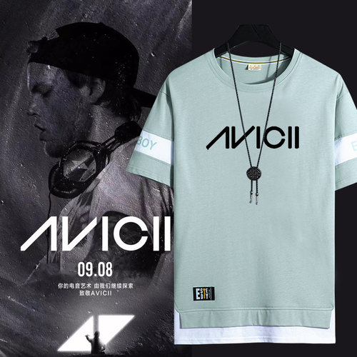 瑞典宽松纯棉学生短袖T恤