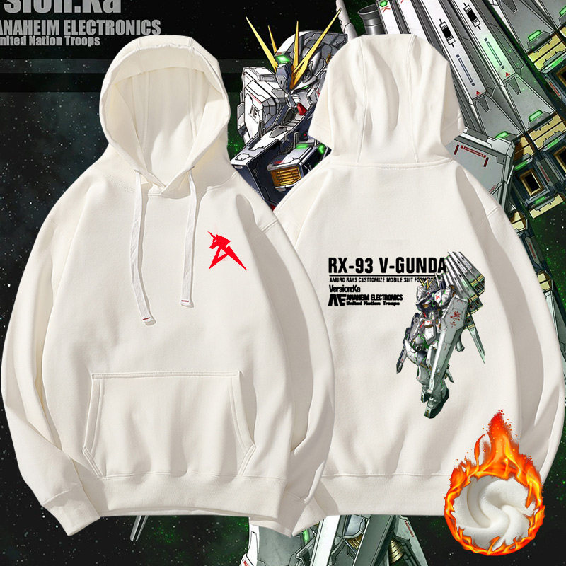 机动战士高达逆袭的夏亚阿姆罗vrx-93海牛男女情侣同款加绒卫衣