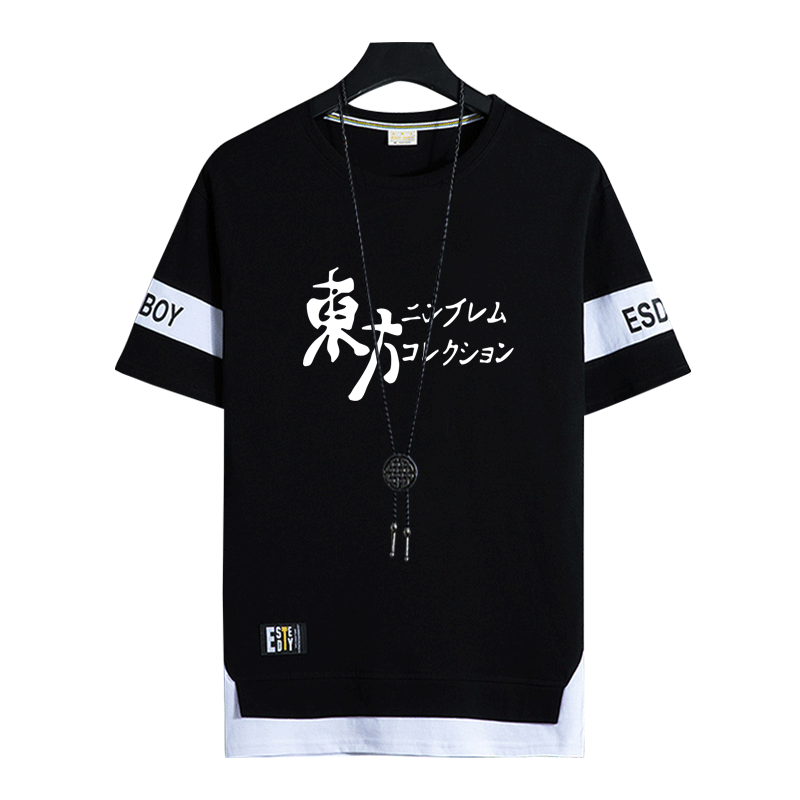 东方project周边芙兰朵露蕾米莉亚短袖动漫男青少年纯棉T恤衣服