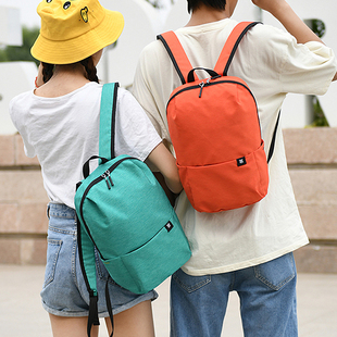 双肩包休闲小背包旅行游超轻便学生作业包户外男女简约防水新款 潮