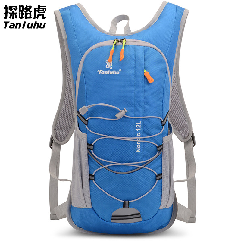 探路虎新款骑行跑步运动双肩背包男户外登山小包女超轻贴身防泼水