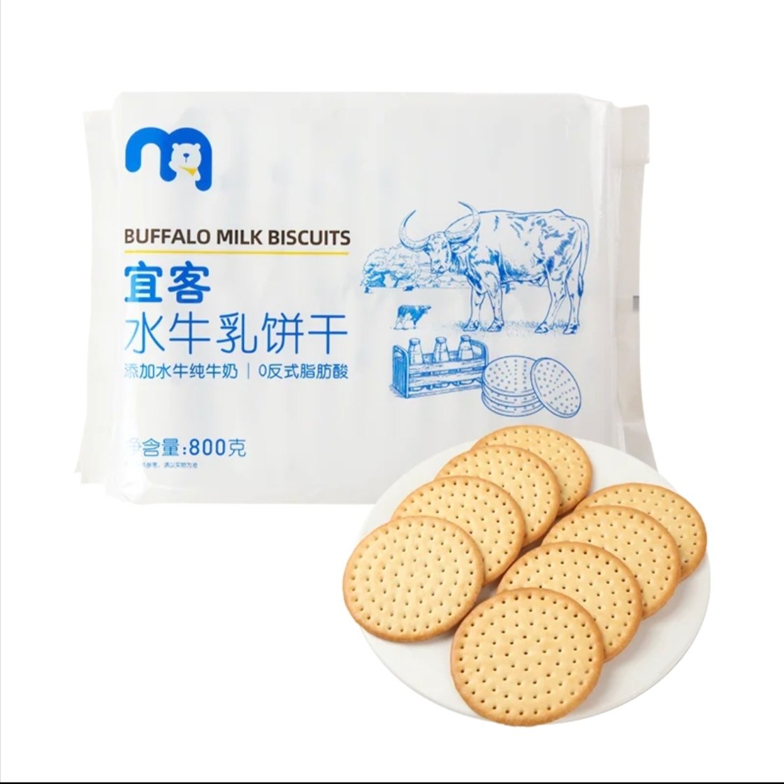 800g麦德龙宜客水牛乳饼干