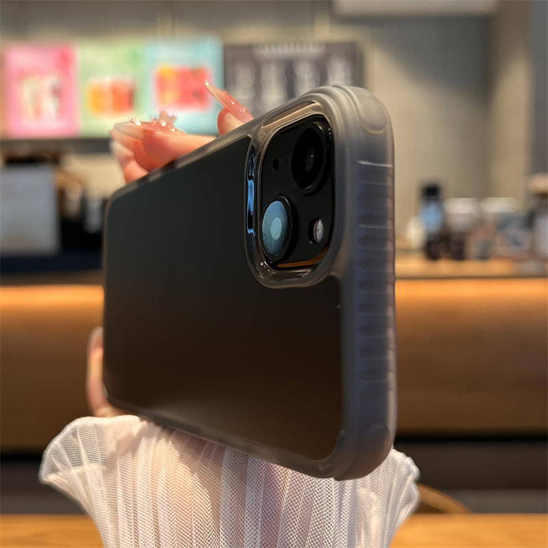 透黑磨砂四角防摔适用苹果16手机壳新款16promax套iphone16pro硅胶苹果15防摔苹果13全包14超好看12女ProMax