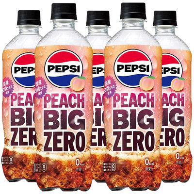 百事可乐零度白桃味碳酸饮料