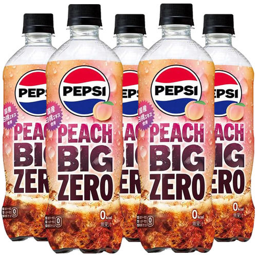 百事可乐零度白桃味碳酸饮料