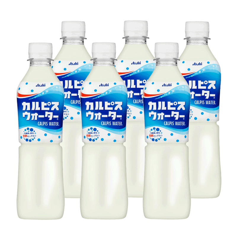 日本进口朝日Calpis可尔必思经典原味500ml*3瓶 乳酸菌风味饮料