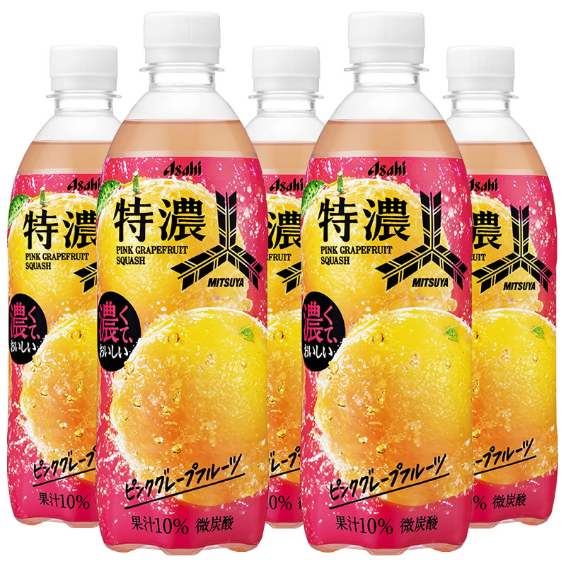 朝日三矢浓郁西柚味碳酸饮料
