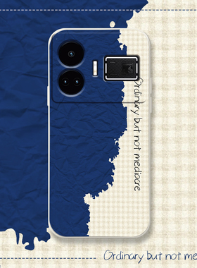 蓝色海岸适用真我gt2大师探索版手机壳realme真我gt5全包防摔2pro液态硅胶软套新款真我gt大师版高级涂鸦海浪