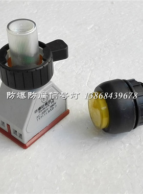 新款防爆防腐信号灯TYP:YH8097防爆指示灯24V220V380V红色绿现货