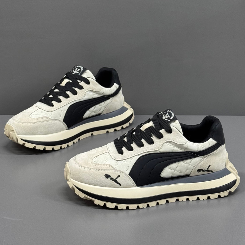 男鞋冬季2025新款潮流舒适百搭拼色阿甘鞋低帮软底运动休闲鞋男款,流行男鞋,时尚休闲鞋,淘宝优惠券,粉丝福利购,淘宝优惠卷