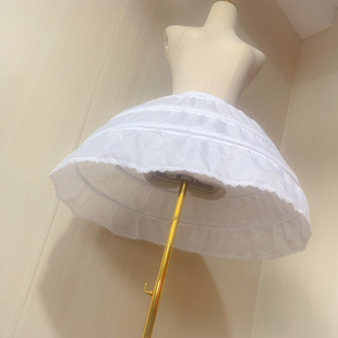 45厘米洛丽塔Lolita演出鱼骨可调节短款裙撑演出凉爽暴力衬裙