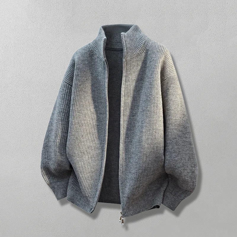 高级感开衫外套毛衣服针织男宽松