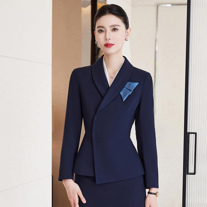 职业西装套装秋季美容师高端气质美容院酒店前台经理珠宝店工作服