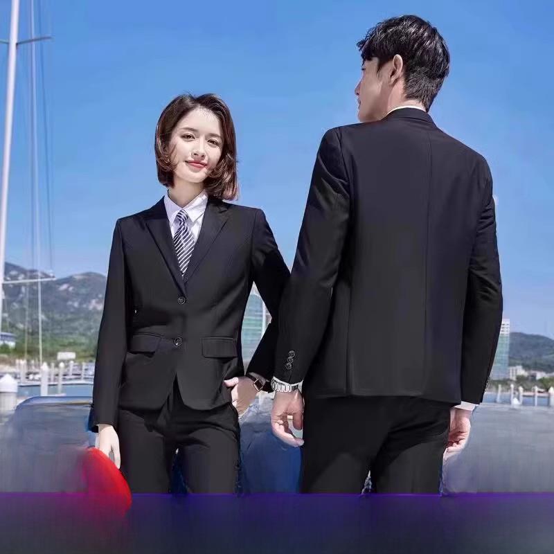 职业装西装套装外套男女正装商务公务员教师面试工作服4S正式西服