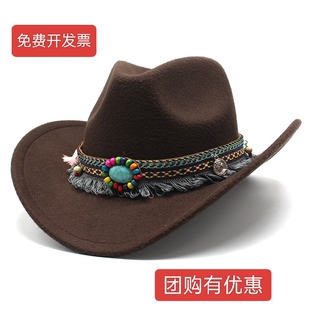 夏辉老师起舞民族风西部牛仔帽藏族藏式锅庄舞表演演出舞蹈翘边帽