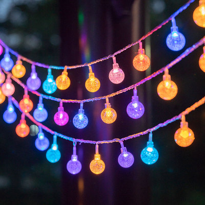 LED小彩灯闪灯串灯满天星七彩氛围灯户外过年春节装饰新年霓虹灯
