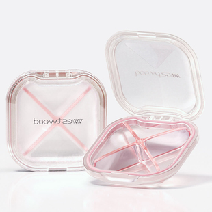 药盒便携式药品分装盒随身一日三餐避光迷你一周七天药片小分药器