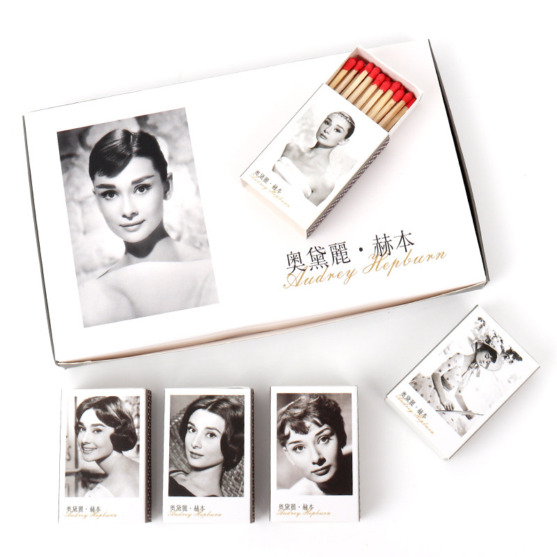 奥黛丽赫本怀旧时尚抖音艺术火柴