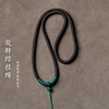 高档平安扣吊坠挂绳玉石翡翠项链编绳玉坠挂件绳男士毛衣链项链绳