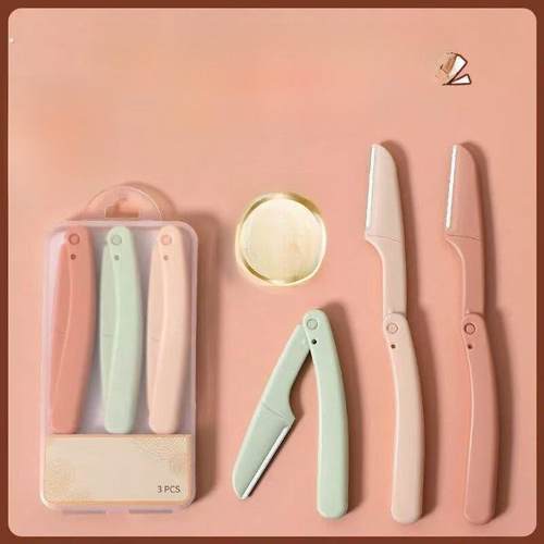 采购产品眉修剪器为妇女，折叠的防刮花剪刀为男子，初学者的神器