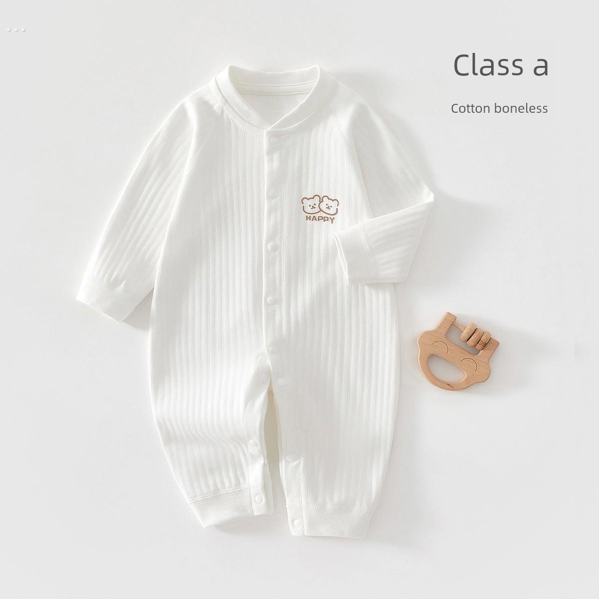 采购产品婴儿衣服，春天，秋天和夏天连体衣，男人和女人，纯棉无