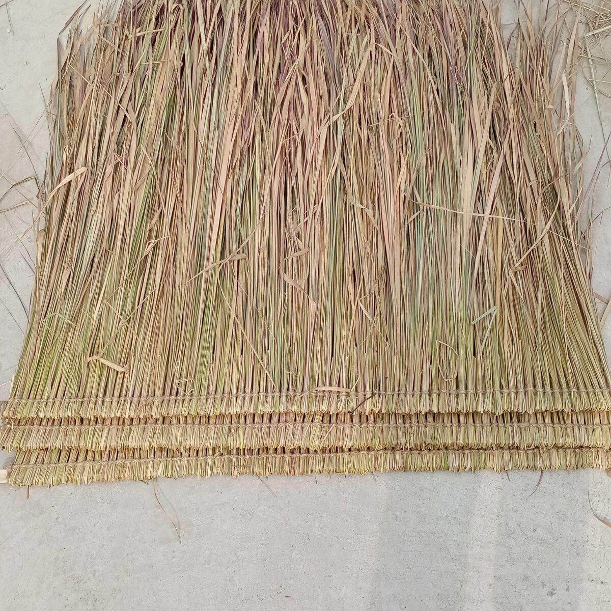 茅草屋真茅草酒店休闲农场屋顶装饰材料 天然野生茅草产地直发