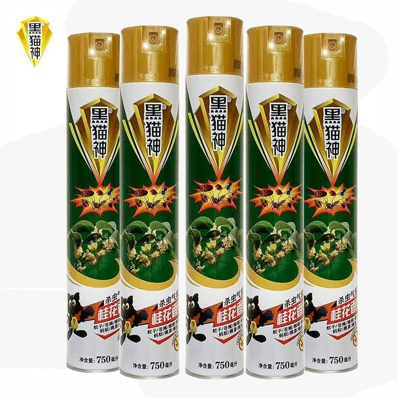 黑猫神杀虫气雾剂750毫升图片