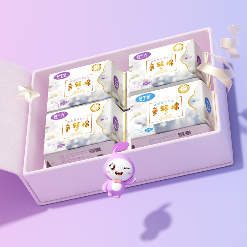 绿叶亲轻棉卫生巾组合