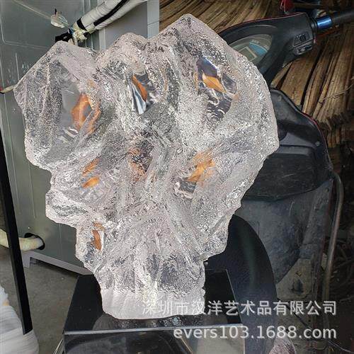 山石简约现代新款玄关样板房雕塑办公桌餐边柜书桌书房摆件装饰品 - 封面