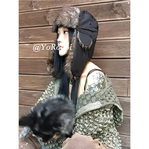 东北滑雪雷锋帽防寒护耳骑行帽