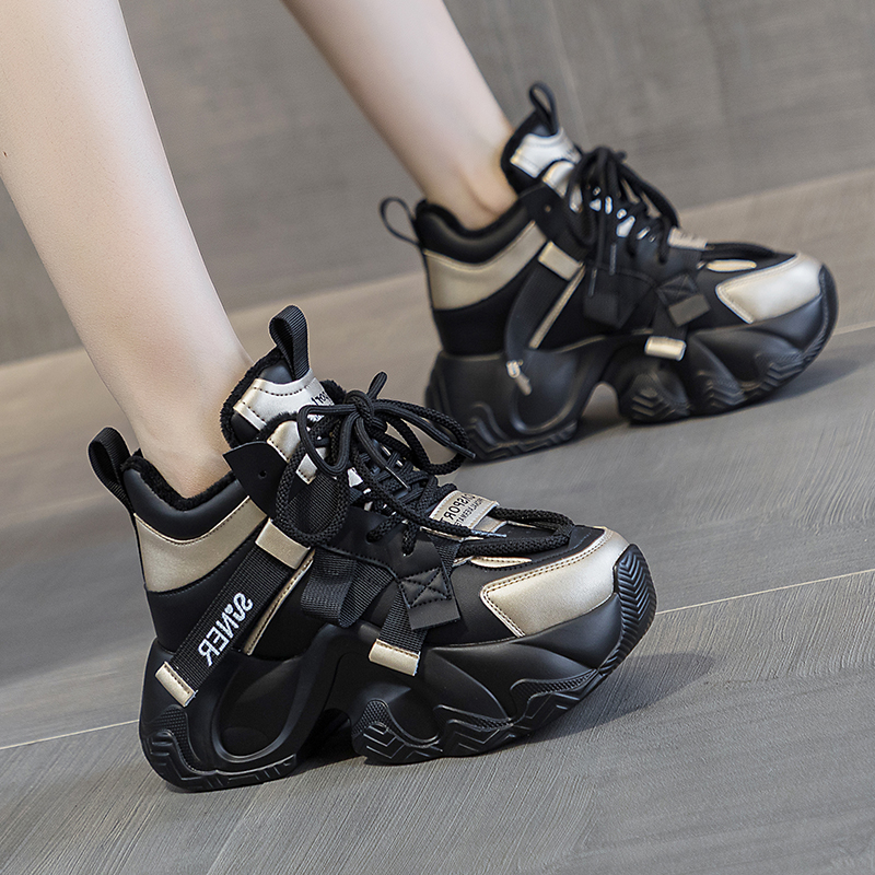 老爹鞋女ins潮厚底内增高女鞋