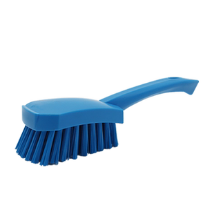 食安库短柄硬毛手刷食品级不掉毛耐高温清洁刷子食品厂餐饮制药厂
