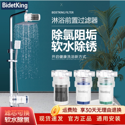 除氯软水活性炭净水前置花洒过滤