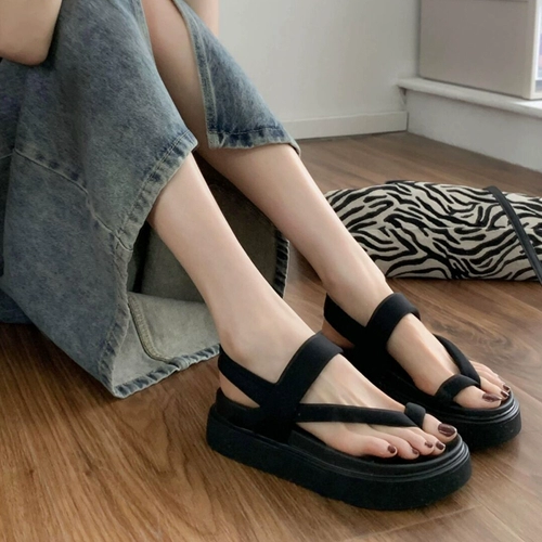 Летние сандалии, универсальные спортивные туфли на платформе, пляжная обувь для отдыха