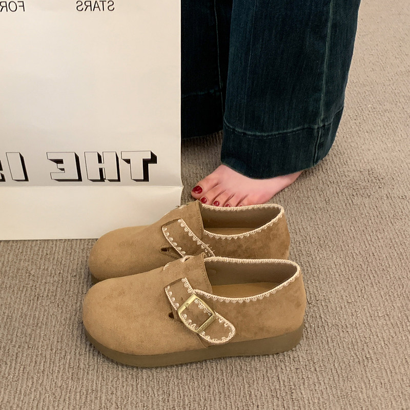 复古勃肯鞋女款2026春季新款百搭软底孕妇休闲一脚蹬懒人博肯单鞋,女鞋,勃肯鞋/软木鞋,淘宝优惠券,粉丝福利购,淘宝优惠卷
