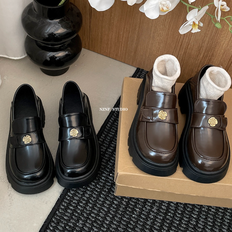 厚底小皮鞋女款2026春季新款复古jk黑色乐福鞋百搭英伦风玛丽珍鞋,女鞋,深口单鞋,淘宝优惠券,粉丝福利购,淘宝优惠卷