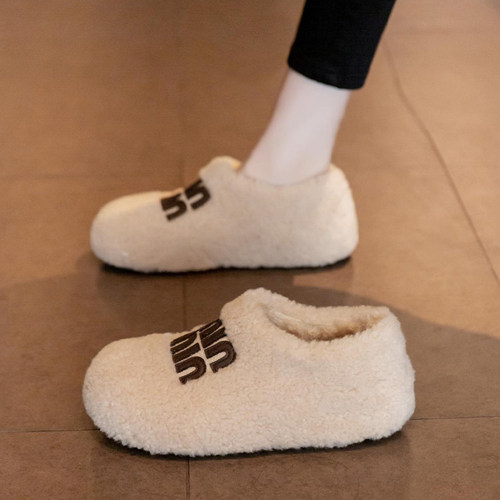 婉亦雅勃肯雪地靴加厚保暖毛毛鞋